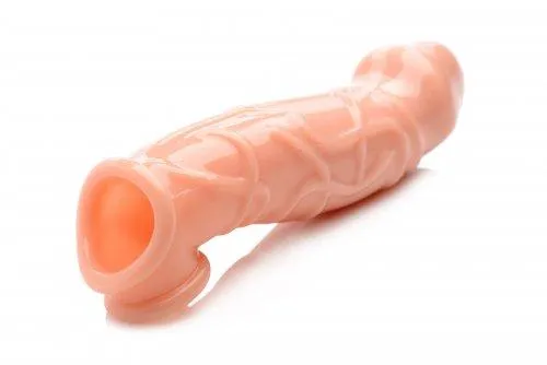 Male Sex Toys Size Matters 2 Inches Beige Extender Sleeve Penis Extension