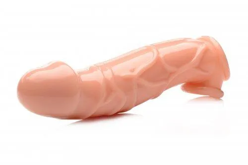 Male Sex Toys Size Matters 2 Inches Beige Extender Sleeve Penis Extension