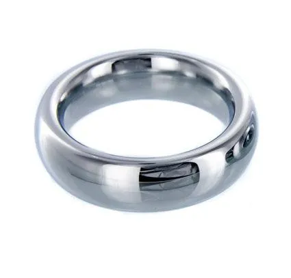 Male Sex Toys Stainless Steel Cock Ring 175 Inches Master Series