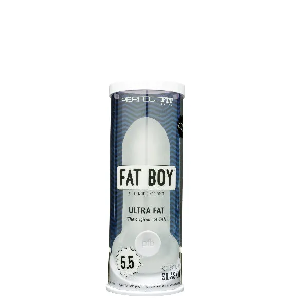 PerfectFit Male Sex Toys Fat Boy Original Ultra Fat Sheath 55 Clear