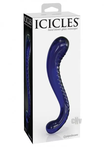 Pipedream Vibrators Icicles No 70 Purple G Spot Glass Massager