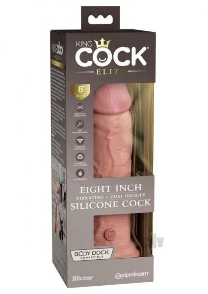 Pipedream Vibrators Kc Elite Dual Dense Vibe Cock 8 Light