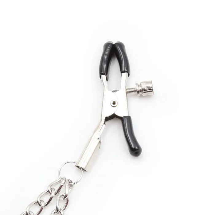 Plesur IL Nipple Clitoral Toys Nipple Clamps Double Chain Alligator Nipple clamps