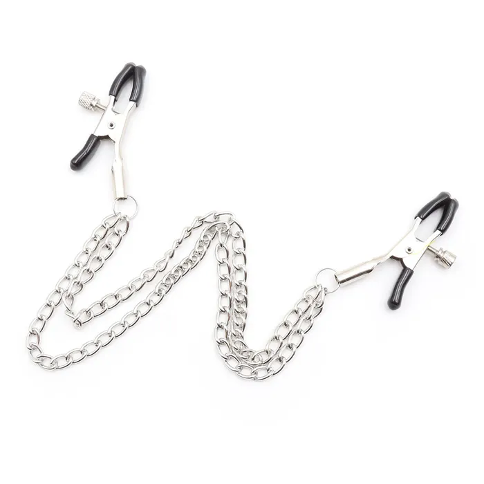 Plesur IL Nipple Clitoral Toys Nipple Clamps Double Chain Alligator Nipple clamps