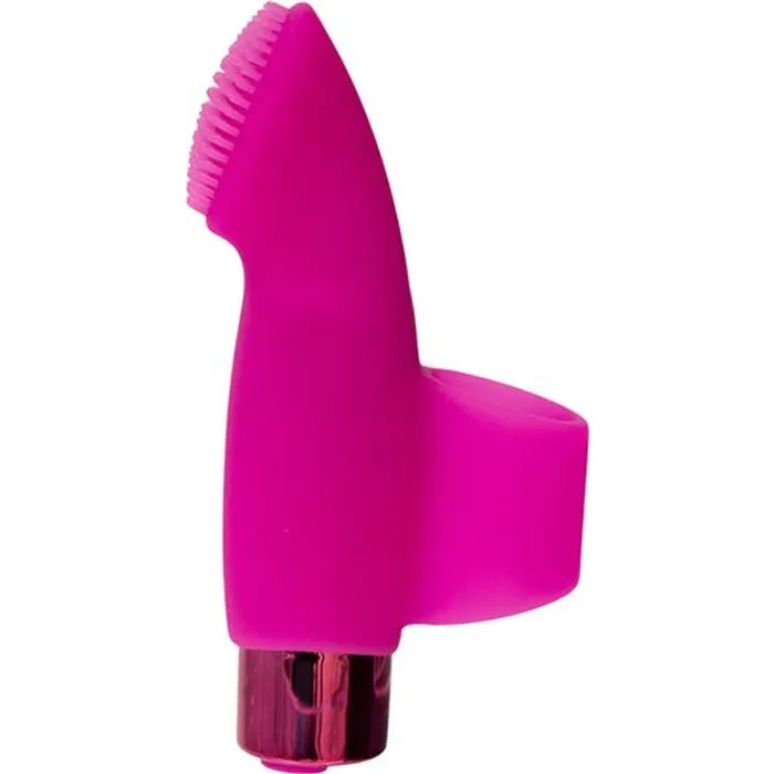 PowerBullet Vibrators Naughty Nubbies Finger Vibe w Mini Powerbullet Pink