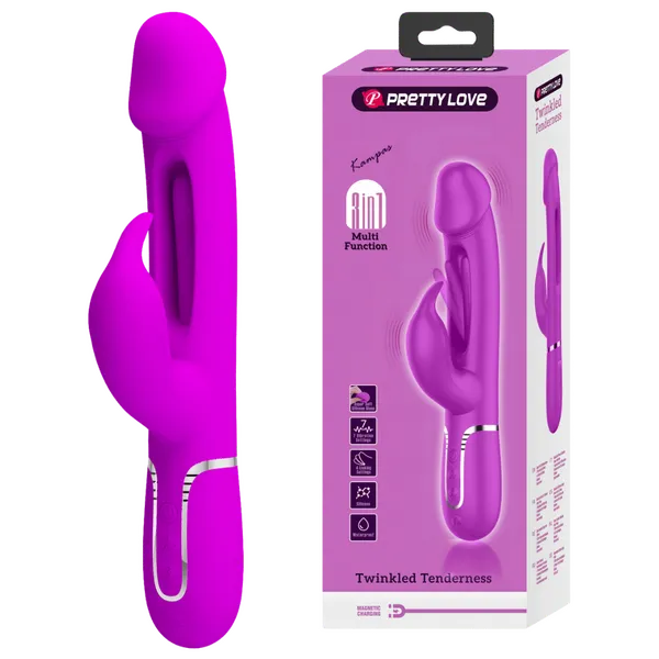 Pretty Love Vibrators Kampas 3in1 Multifunction Vibrator Pink