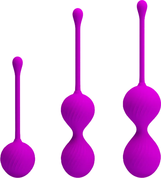 Pretty Love Vibrators Kegel Ball Kit Purple