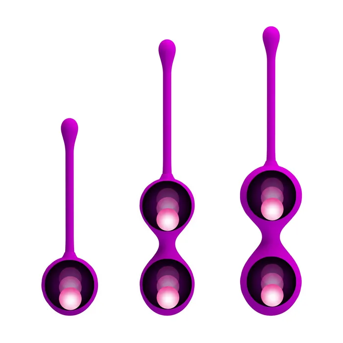 Pretty Love Vibrators Kegel Ball Kit Purple