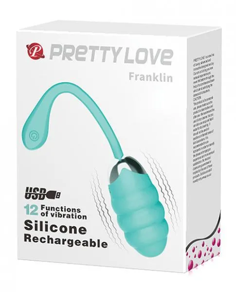 Pretty Love Vibrators Pretty Love Franklin Remote Egg Vibrator Green