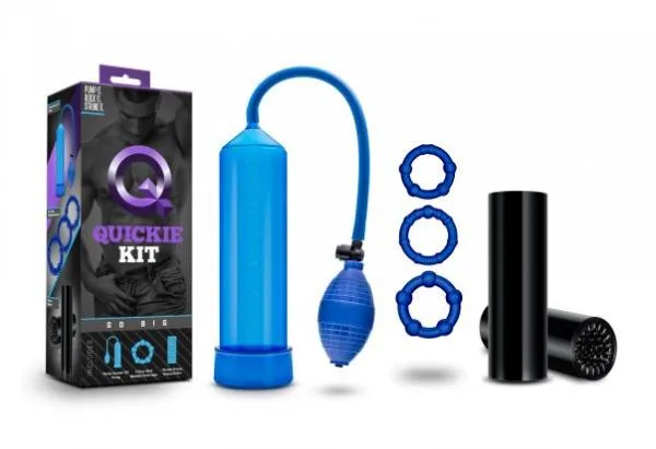 Quickie Kit Go Big Blue Blush Vibrators