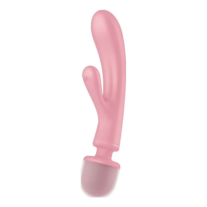 Satisfyer Massager Rabbit Vibrator Triple Lover Pink Vibrators