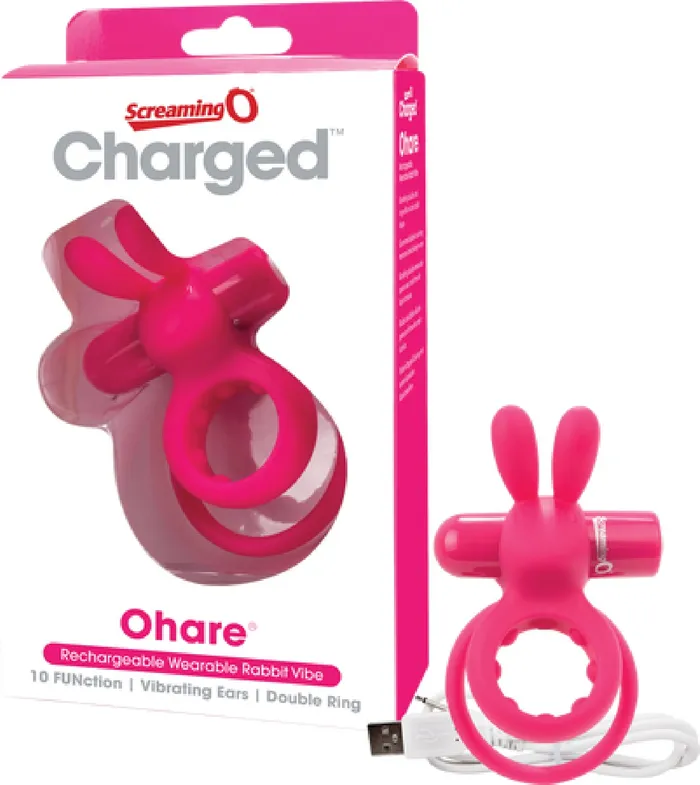 Screaming O Vibrators Charged Ohare Pink