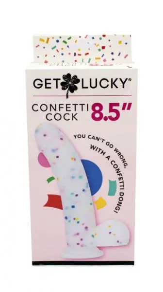 Seductucom Dildos Shibari Get Lucky Confetti Cock 85in Seductucom Dildos Shibari Get Lucky Confetti Cock 85in