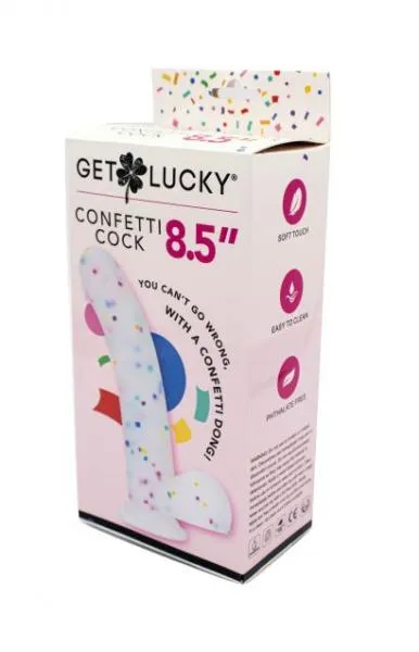 Seductucom Dildos Shibari Get Lucky Confetti Cock 85in Seductucom Dildos Shibari Get Lucky Confetti Cock 85in