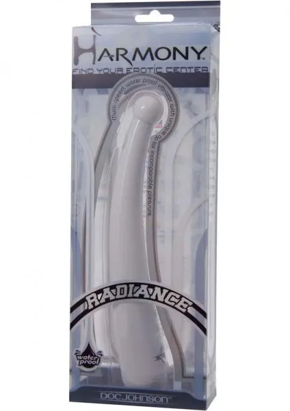 Seductucom Harmony Radiance Yang Vibrator Waterproof 8 Inch White Anal