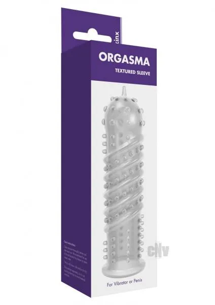 Seductucom Male Sex Toys Kinx Orgasma Sleeve Clear Os