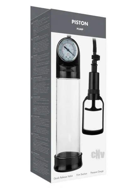 Seductucom Male Sex Toys Linx Piston Pump ClrBlk