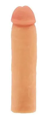 SexFlesh Male Sex Toys Fat Jack Penis Enlarger Sleeve Beige