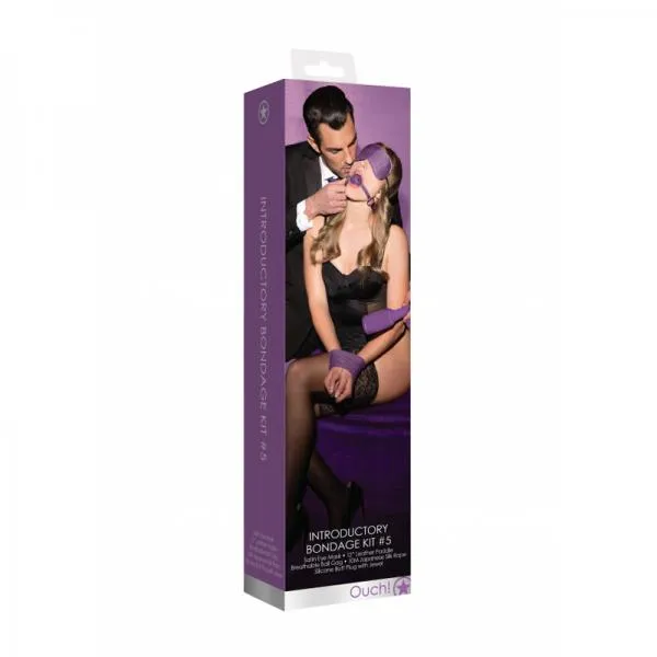 Shots Couples Ouch Introductory Bondage Kit 5 Purple