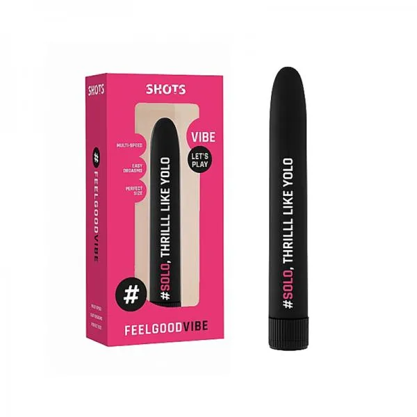 Shots Feelgood Vibes Solo Black Vibrators