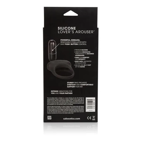 Silicone Lovers Arouser Black Vibrating Ring Seductucom Anal