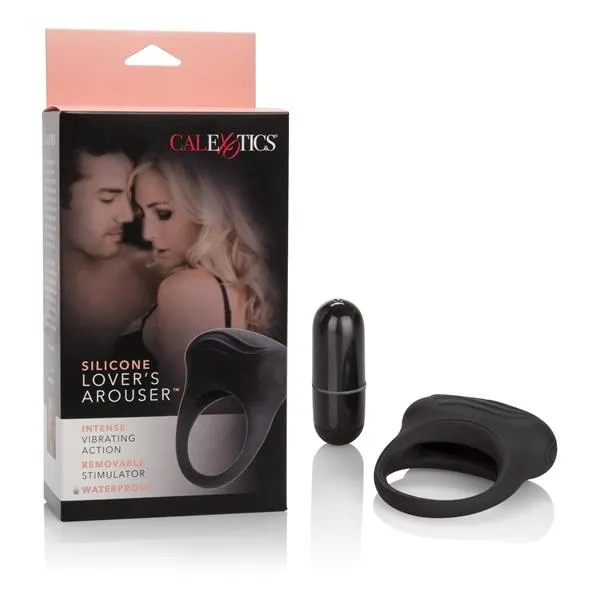 Silicone Lovers Arouser Black Vibrating Ring Seductucom Anal