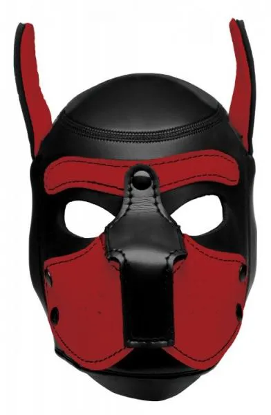 Spike Neoprene Puppy Hood Red OS Master Series Vibrators