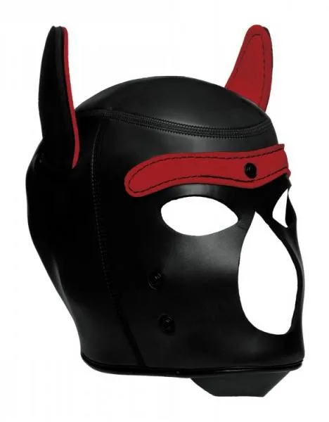 Spike Neoprene Puppy Hood Red OS Master Series Vibrators