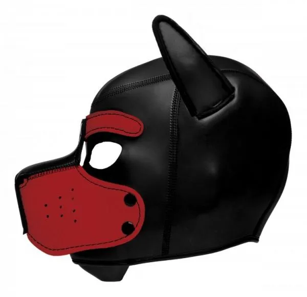 Spike Neoprene Puppy Hood Red OS Master Series Vibrators