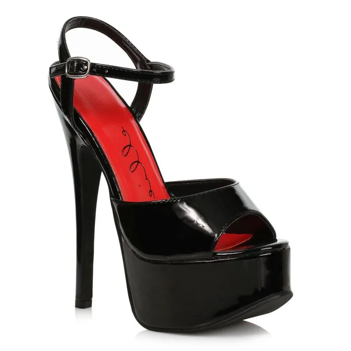 Stiletto Sandal Black 65in Ellie Shoes Anal