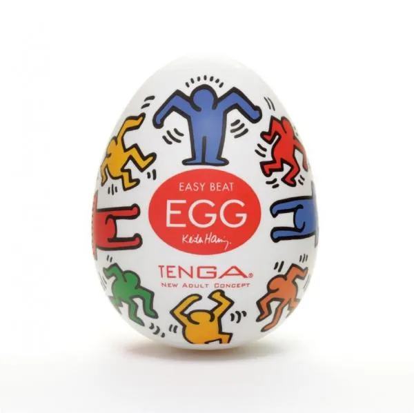 Tenga Keith Haring Series Male Sex Toys Tenga Keith Haring Egg Dance Stroker