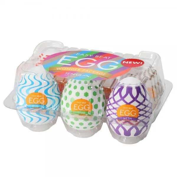 Tenga Male Sex Toys Egg Variety Pack Wonder Net