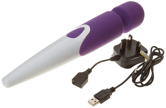 The Love Zone Wand Massager iWand Cordless Massager Wand Vibrator Purple Vibrators