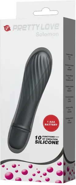 Vibrator Solomon Black Pretty Love Vibrators