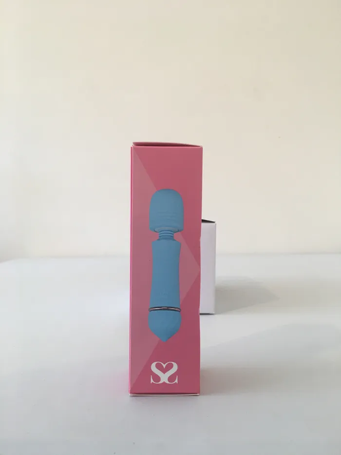 Vibrators Adult Time NZ Share Satisfaction Mini Wand Flexi Head Aqua