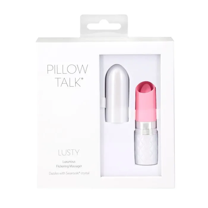 Vibrators BMS Factory Pillow Talk Lusty Flickering Massager Pink