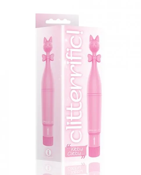 Vibrators Icon Brands The 9s Clitterific Kitty Clitty Clitoral Stimulator Pink