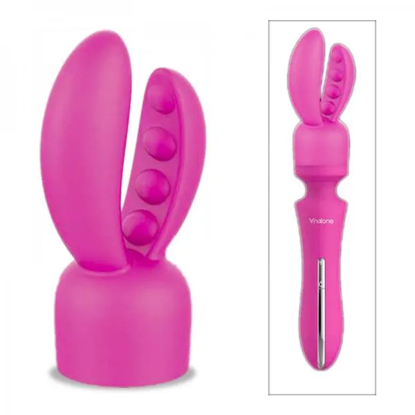 Vibrators Nalone Nalone Ripple Wand Attachment Pink