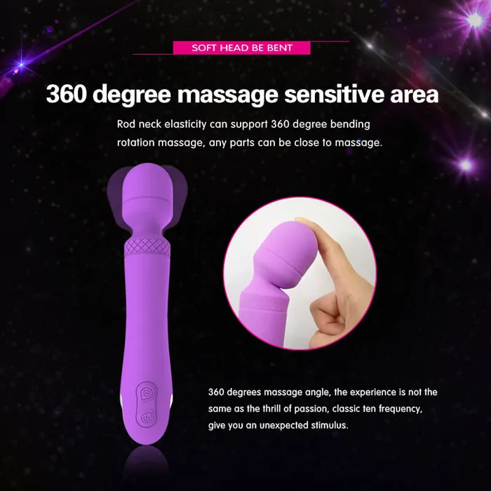 Vibrators OOTYEMO Powerful Vibrating Massager Purple