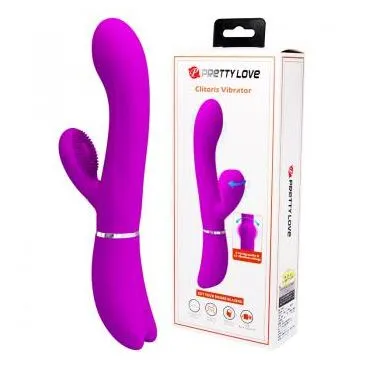 Vibrators Pretty Love Clitoris Vibrator Purple