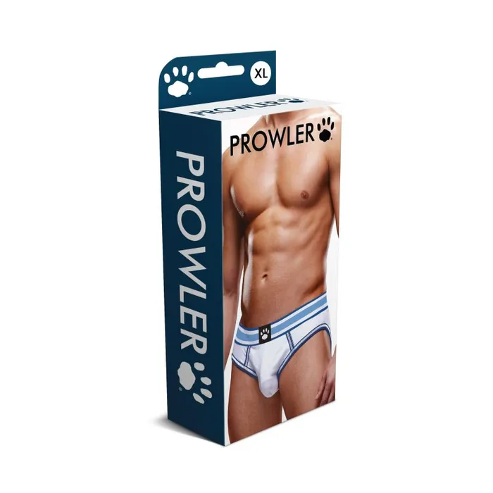 Vibrators Prowler Prowler Open Back Brief WhiteBlue