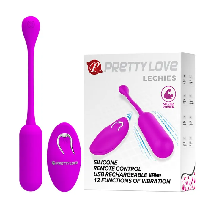 Vibrators Remote Vibrating Love Egg Lechies Purple Pretty Love