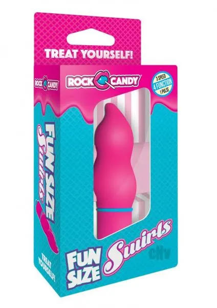 Vibrators Rock Candy Rock Candy Fun Size Swirls Pink Vibrator Vibrators Rock Candy Rock Candy Fun Size Swirls Pink Vibrator