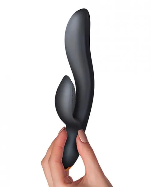 Vibrators Rocks Off Rocks Off Regala Rabbit Vibrator Black