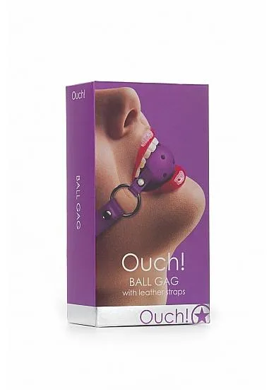 Vibrators Seductucom Ball Gag Purple