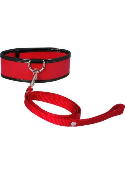 Vibrators Sportsheets Sex Mischief Red Leash And Collar