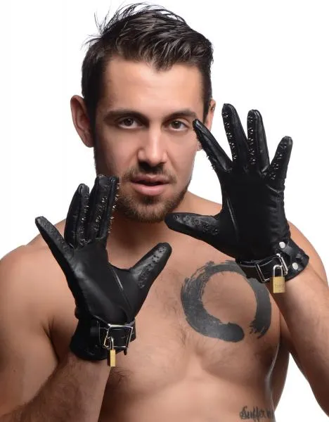 Vibrators Strict Locking Vampire Gloves