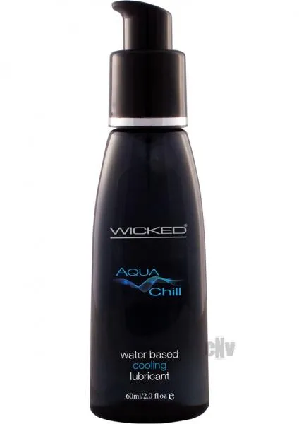 Vibrators Wicked Wicked Aqua Chill Cooling Lube 2oz