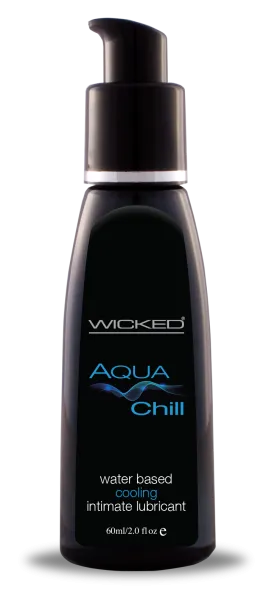 Vibrators Wicked Wicked Aqua Chill Cooling Lube 2oz