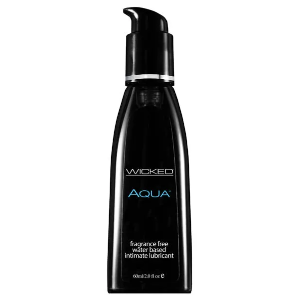 Wicked Aqua Water Based Lubricant 60 ml 2 oz Bottle Wicked Lubricants